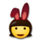 People With Bunny Ears Partying emoji on LG